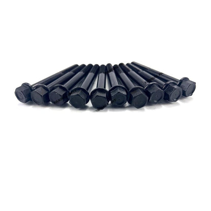 Lot de 10 boulons de culasse 14601-03450 14601-03452 14601-03453 1J080-03450 pour moteur Kubota Z402 Z482 Z602