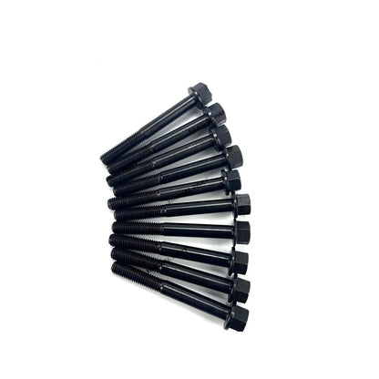 Lot de 10 boulons de culasse 14601-03450 14601-03452 14601-03453 1J080-03450 pour moteur Kubota Z402 Z482 Z602