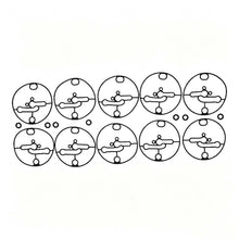 10 Pieces Float Bowl Gasket With Inlet Seal 698781 for Nikki Carburetor Briggs & Stratton Engine 201312 212707 216312 31E577 31D777 31S877 406677 441677 44C877