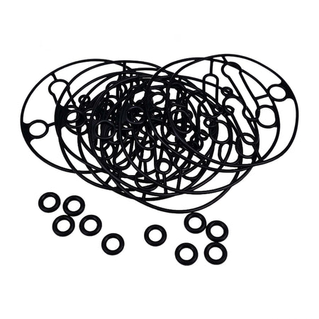 10 Pieces Float Bowl Gasket With Inlet Seal 698781 for Nikki Carburetor Briggs & Stratton Engine 201312 212707 216312 31E577 31D777 31S877 406677 441677 44C877 - KUDUPARTS