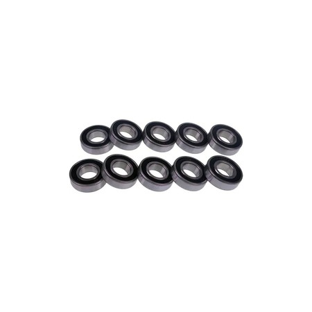 10 Pieces Idler Wheel Bearing 93306-00444-00 93306-00446-00 for Yamaha Snowmobile SRV XLV XL-V Bravo Road Star PW80 TTR90 - KUDUPARTS