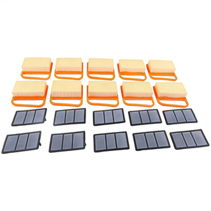 10 Sets Air Filter Kit 605-555 4238-141-0300 for Stihl TS410 TS420 TS480i TS500i