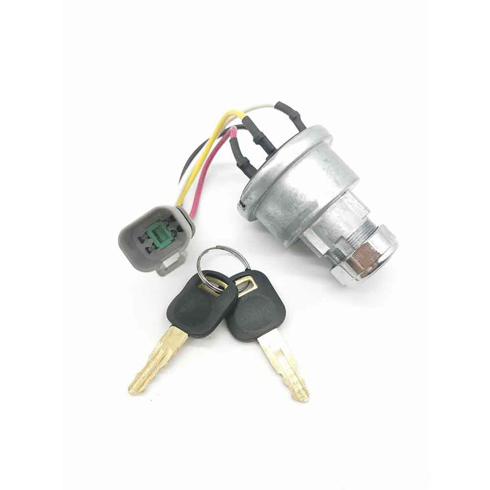 110-7887 467-8535 47031 Interrupteur d'allumage avec 2 clés pour CAT Caterpillar 906H 906H2 906K 906M 415 415F2 IL 416 416F2 420 420XE D5R2 D6K D6K2 D6N 216B3 226B3 226D 226D3 232D 232D3 236B3 