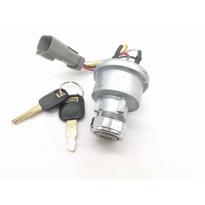 110-7887 467-8535 47031 Interrupteur d'allumage avec 2 clés pour CAT Caterpillar 906H 906H2 906K 906M 415 415F2 IL 416 416F2 420 420XE D5R2 D6K D6K2 D6N 216B3 226B3 226D 226D3 232D 232D3 236B3 