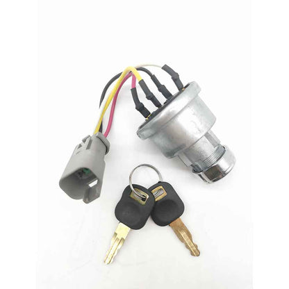110-7887 467-8535 47031 Interrupteur d'allumage avec 2 clés pour CAT Caterpillar 906H 906H2 906K 906M 415 415F2 IL 416 416F2 420 420XE D5R2 D6K D6K2 D6N 216B3 226B3 226D 226D3 232D 232D3 236B3 