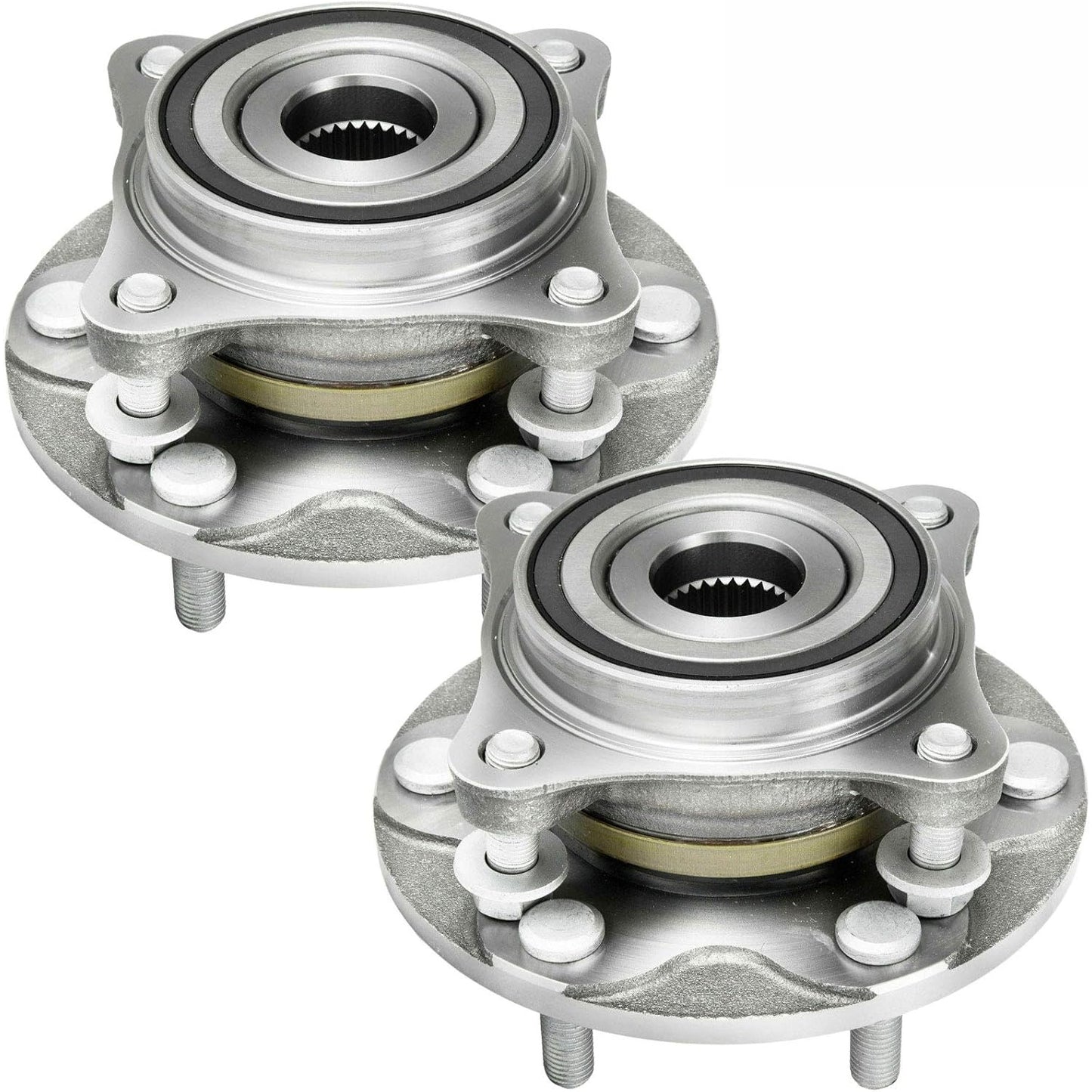 2 Sets Front Wheel Hub Bearing Kit 950-001 for Lexus GX460 GX470 Toyota 4Runner Tacoma FJCruiser
