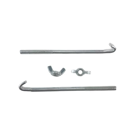 11 Inch Battery Bracket With Wing Nut M120206 for John Deere Tractor 240 245 260 265 285 455 Mower 1445 1420 1545 - KUDUPARTS