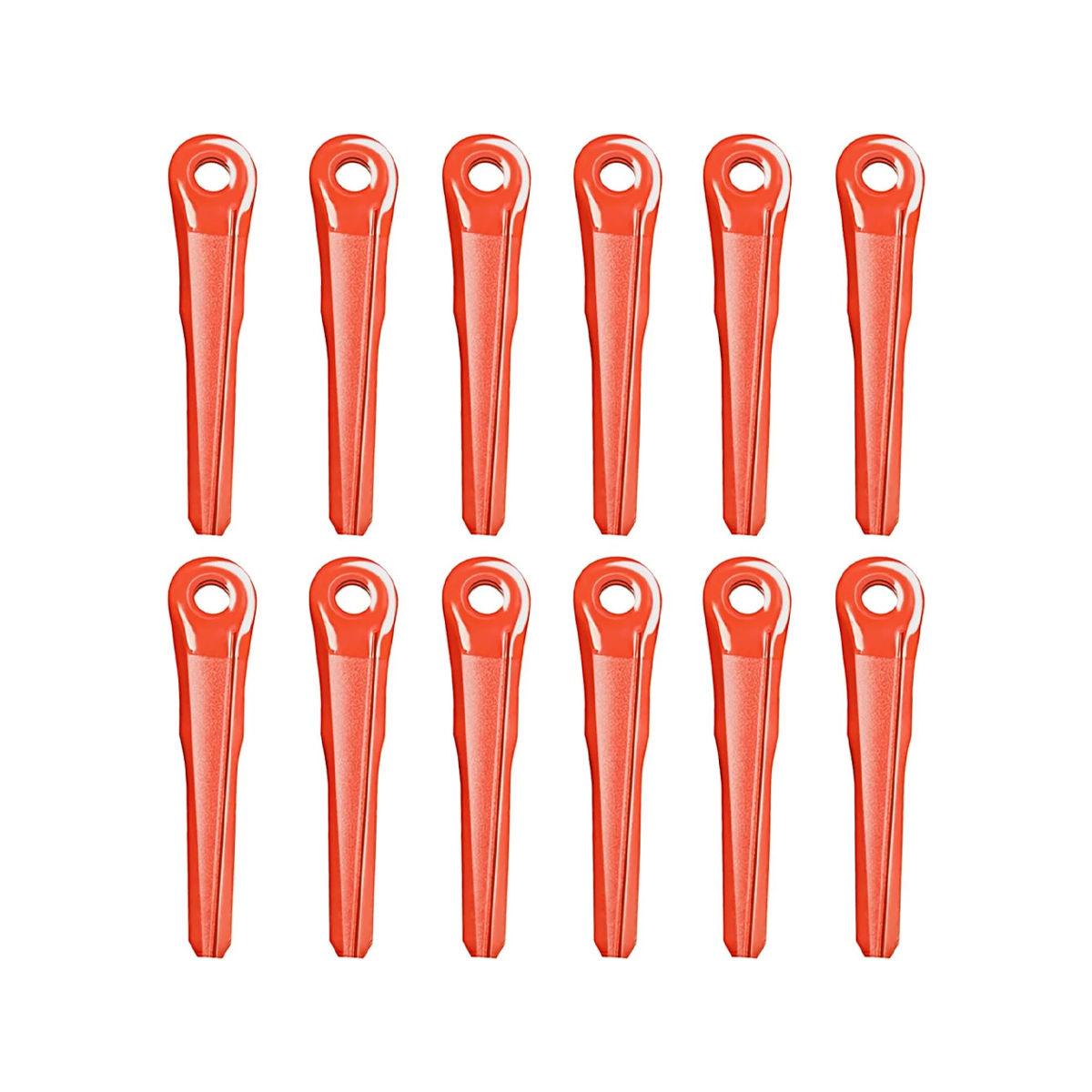 12 Pieces Plastic Blade 4002-007-1000 for Stihl PolyCut Mowing Head 6-2 7-3 28-2 48-2 - KUDUPARTS