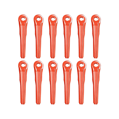 12 Pieces Plastic Blade 4002-007-1000 for Stihl PolyCut Mowing Head 6-2 7-3 28-2 48-2 - KUDUPARTS