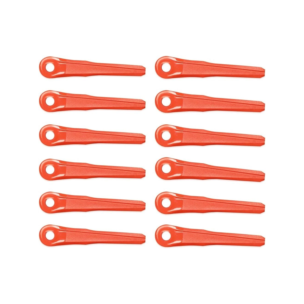 12 Pieces Plastic Blade 4002-007-1000 for Stihl PolyCut Mowing Head 6-2 7-3 28-2 48-2 - KUDUPARTS