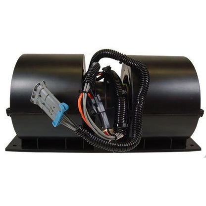 Conjunto de soplador de doble rueda de 12 V 84431351 89512492 9512492 para cosechadora New Holland CR980 CR920 CR940 CX840 CR960 CX860 CR970 CX880