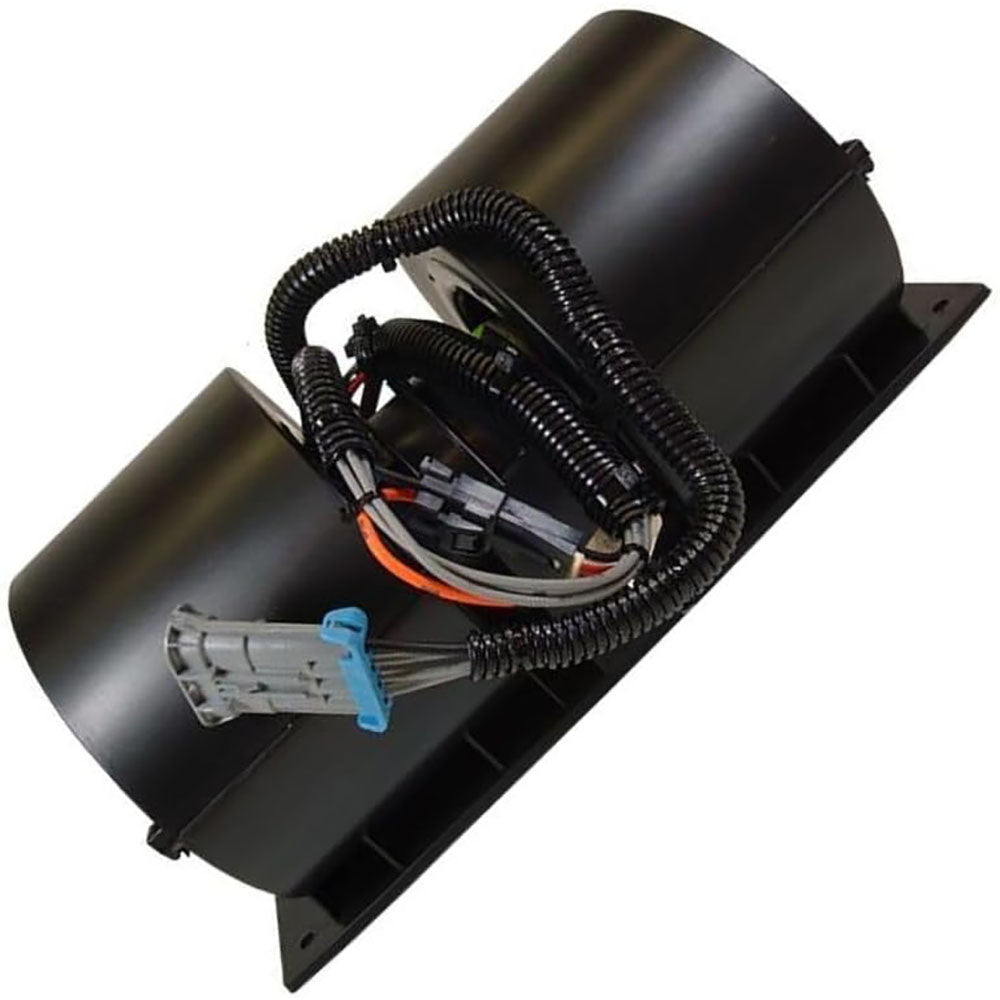 12V Dual Wheel Blower Assembly 84431351 89512492 9512492  for New Holland Combine CR980 CR920 CR940 CX840 CR960 CX860 CR970 CX880 - KUDUPARTS