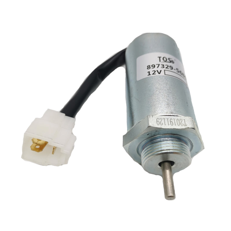 12V Fuel Shut Off Stop Solenoid 897329-5680 for Komatsu Doosan Daewoo Excavator SOLAR 030 030PLUS 035