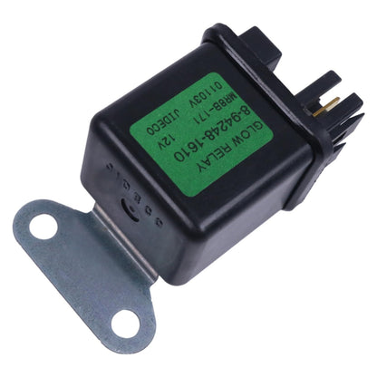 12V Glow Plug Relay 16415-65600 16415-65602 for Kubota Engine D722 D902 D905 D1105 V3300  Replace Part Number:16415-65600, 1641565600, 16415-65602, 1641565602   Fit for Kubota Engine:D722, D9 - KUDUPARTS