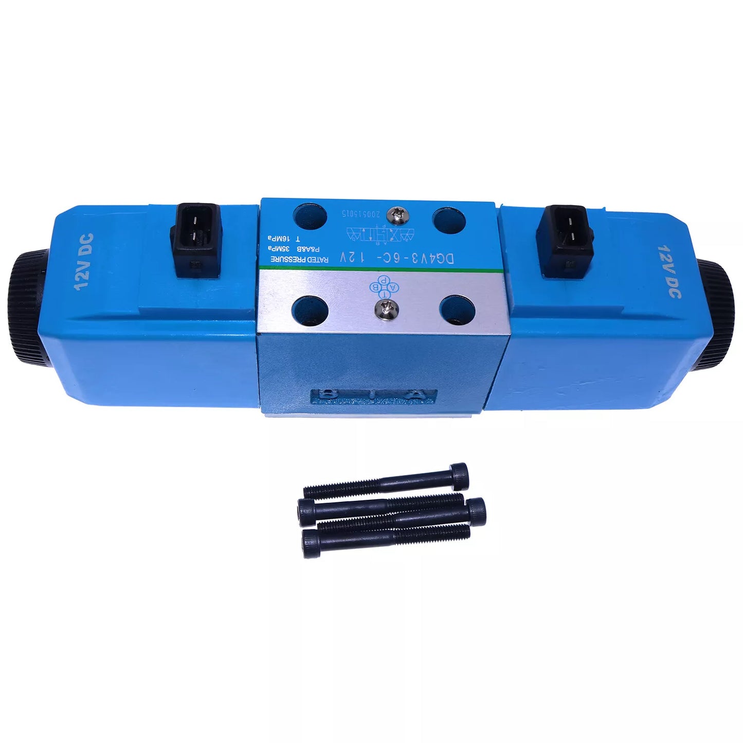 Válvula direccional solenoide hidráulica de 12 V 02/332169 para retroexcavadora Eaton Vickers JCB 3CX 