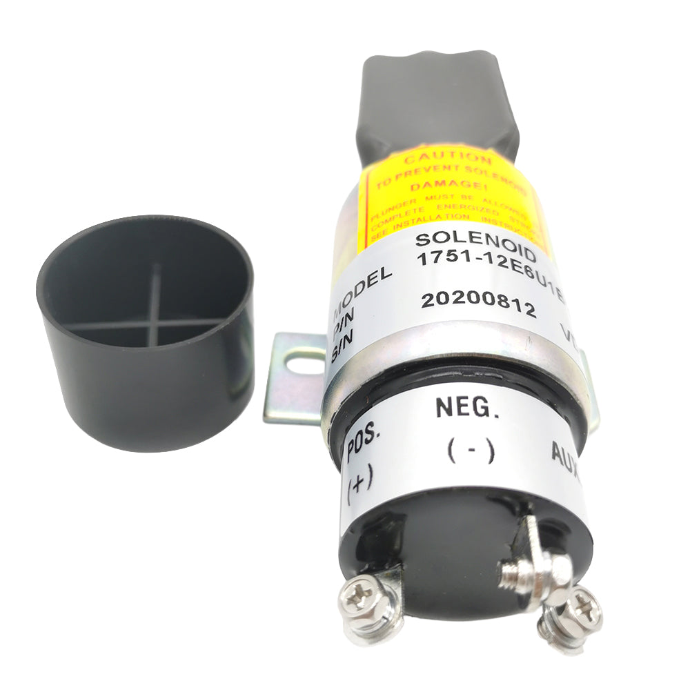 12V Shut Down Solenoid 1700-2530 1751-12E6U1B1S1A for Woodward