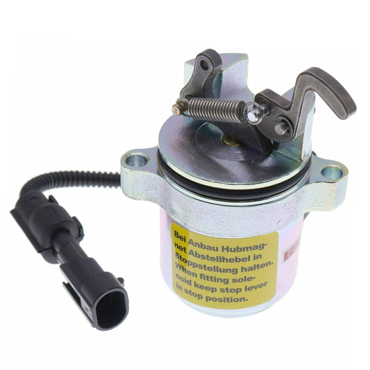 12V Stop Solenoid ZM 2904956 for Volvo L32 L35 ZL402C ZL502C ZL30 L30B L32B L35B Ship to US - KUDUPARTS