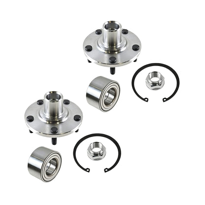 2 Sets Front Wheel Hub and Bearing Kit D44600SJKJ00 for Honda CR-V 2012-2016 - KUDUPARTS