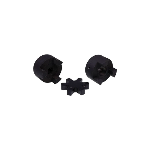 1/2" to 7/8" L095 Flexible 3-Piece L-Jaw Coupling Coupler Set & Rubber Spider - KUDUPARTS