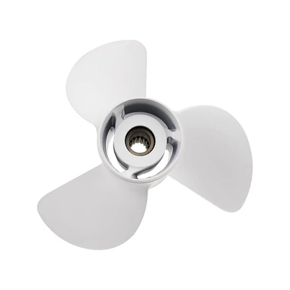 Hélice tripale 13 1/4" x 17" à rotation droite 6E5-45945-01-EL pour moteur de bateau Yamaha 50 60 70 75 80 85 90 100 115 130 CV à embase