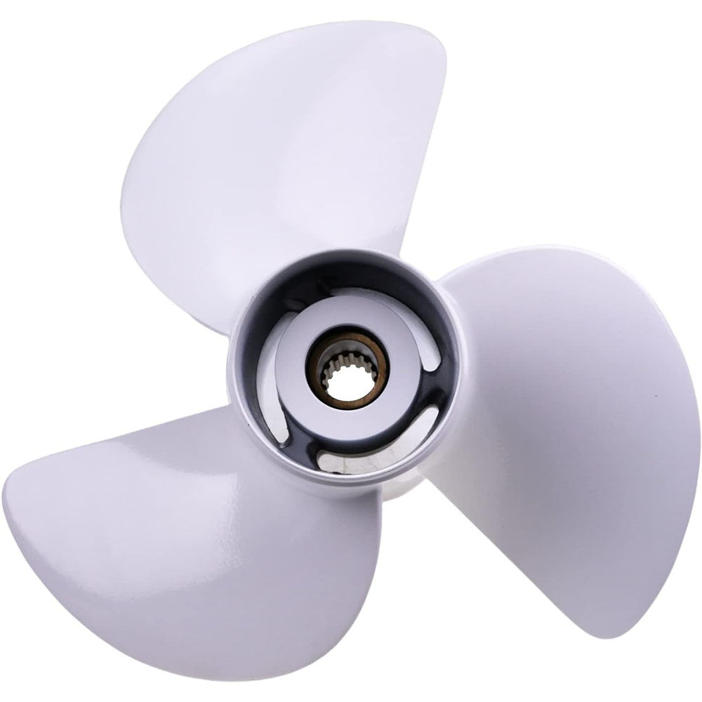 13 1/4" x 17" RH 3 Blade Propeller 6E5-45945-01-EL for Yamaha 50 60 70 75 80 85 90 100 115 130HP Gearcase Boat Engine - KUDUPARTS