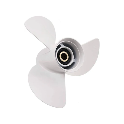 Hélice tripale 13 1/4" x 17" à rotation droite 6E5-45945-01-EL pour moteur de bateau Yamaha 50 60 70 75 80 85 90 100 115 130 CV à embase