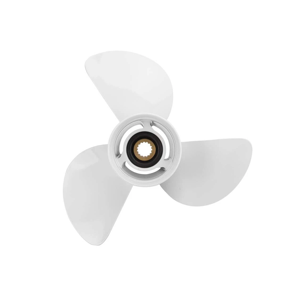 13D X 19P Right Hand Aluminum Propeller 6E5-45941-00-00 for Yamaha Outboard 50-130HP - KUDUPARTS