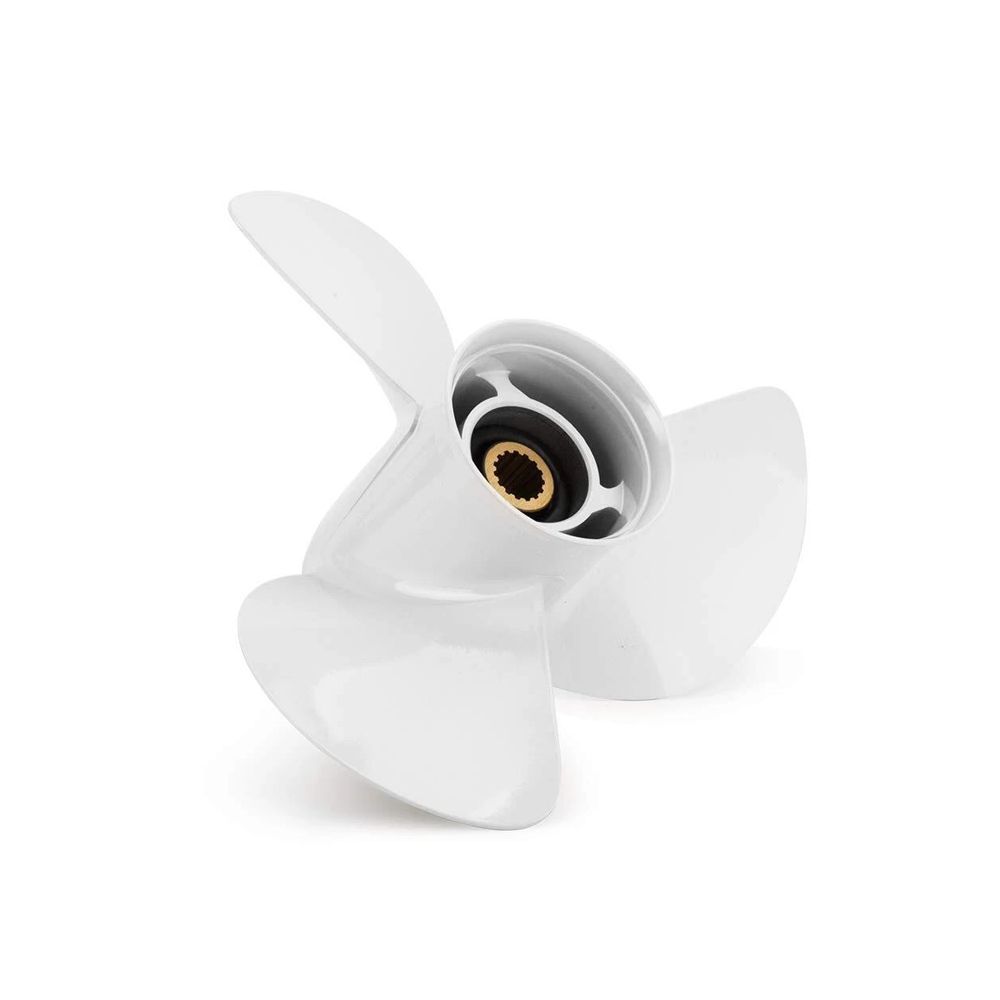 13D X 19P Right Hand Aluminum Propeller 6E5-45941-00-00 for Yamaha Outboard 50-130HP - KUDUPARTS