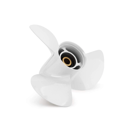 13D X 19P Right Hand Aluminum Propeller 6E5-45941-00-00 for Yamaha Outboard 50-130HP - KUDUPARTS