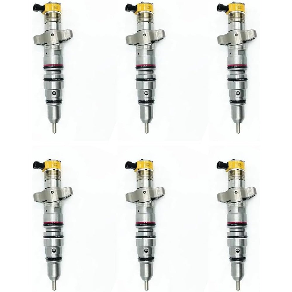 6 Pcs Fuel Injector 265-8106 for Caterpillar CAT Engine C7 C9 - KUDUPARTS