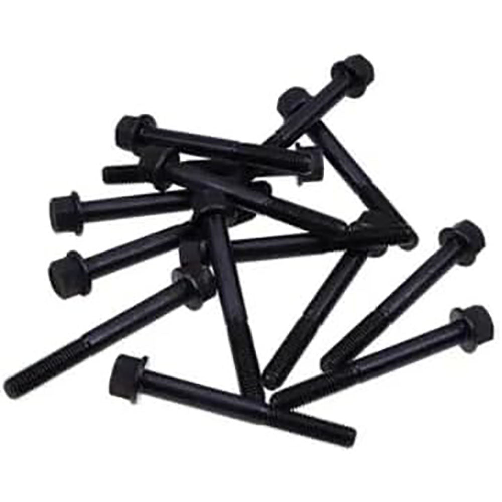 14Pcs Cylinder Head Bolt 6653804 for Kubota Engine D1402 V1902 Bobcat Loader 645 643 1600 743 Excavator 325 331 231 225 - KUDUPARTS