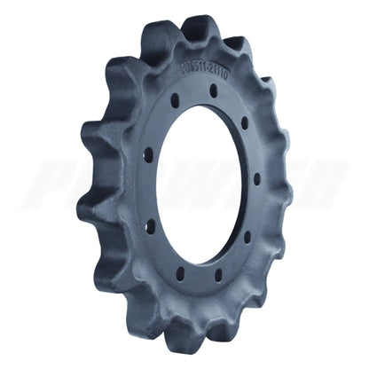 Pignon 15 dents V0511-21110 pour chargeuse sur chenilles Kubota SVL65-2 SVL75 SVL75-2 SVL75C