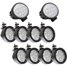 10Pcs Oval Flood Beam Led Cab Light Kit Fits John Deere R Series R4023,R4030 (Ship to US Only)