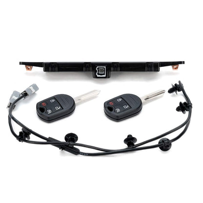 Remote Start Switch Kit With 2 Keys BC3Z-19G364-A for Ford Truck F-150 2011-2014 F-250 F-350 2011-2016 - KUDUPARTS