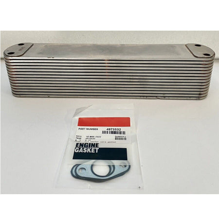 Oil Cooler 4965487 for Cummins ISX QSX ISX15 QSX15 - KUDUPARTS