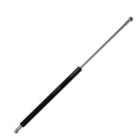1 Pair 26.32" Lift Support Gas Spring 713119 for Vehicle - KUDUPARTS
