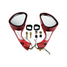 1 paire de rétroviseurs de 8 mm pour scooters, cyclomoteurs et motos de 50 à 250 cm3.