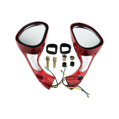 1 paire de rétroviseurs de 8 mm pour scooters, cyclomoteurs et motos de 50 à 250 cm3.