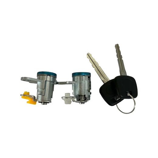 1 Pair Front Door Lock Cylinder Set with Keys 69051-35070 69052-35070 for Toyota Tacoma 1995-2004 - KUDUPARTS