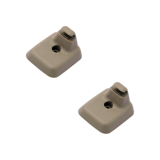 1 Pair Sun Visor Holder Retainers Clip Camel Tan AL3Z1504132AB for 2009-2014 Ford F-150 - KUDUPARTS