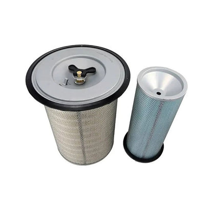 1 jeu de filtres à air 6128-81-7042 pour moteur Komatsu 6D140-1 6D170-1, excavatrice PC1600-1 PC1800-6 PC650-5 PC710-5 PC800-6