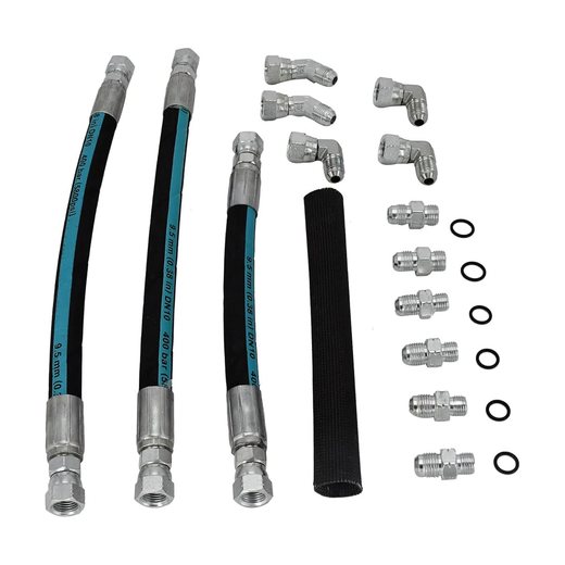 1Set High Pressure Oil Pump HPOP Crossover Line Hose hpX 181999095762 182003021559 for 99-03 Ford 7.3L Powerstroke - KUDUPARTS
