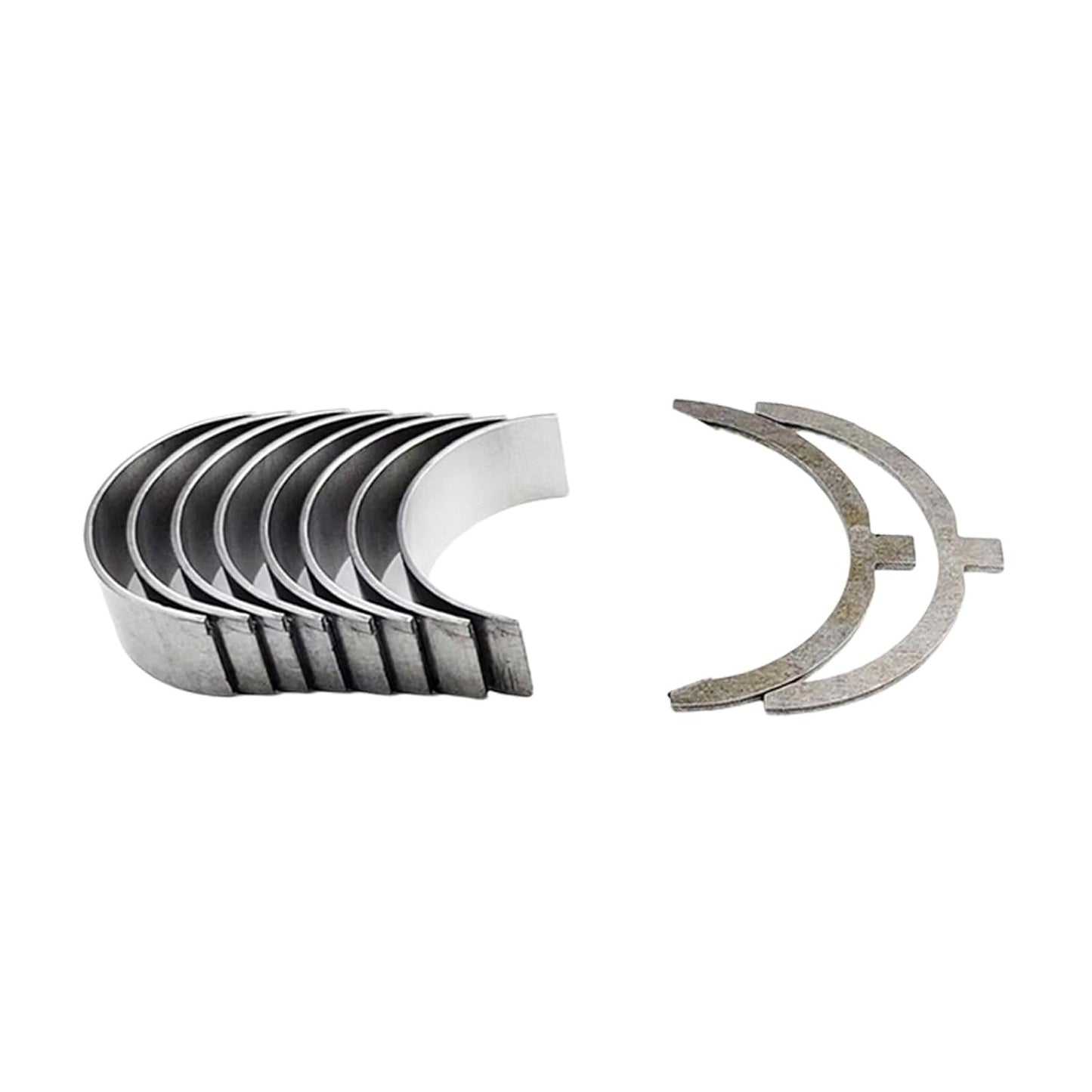 1 juego de cojinetes principales estándar, cojinetes de biela y cojinetes de empuje para motor Doosan Daewoo D24 D24NAP Bobcat Loader S510 S530