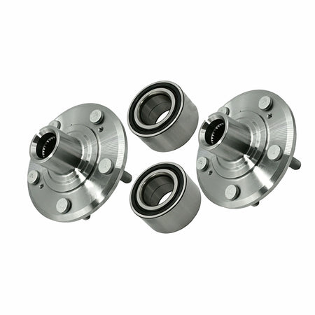 2 Sets Front Wheel Hub Bearing Kit LS-WHB014 for Honda CR-V Prelude - KUDUPARTS