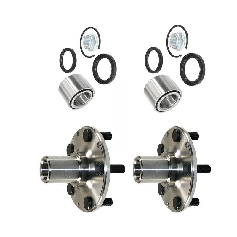 2 Sets Front Wheel Hub and Bearing Kit 513248 930-502 for Subaru Forester Impreza Excludes Legacy