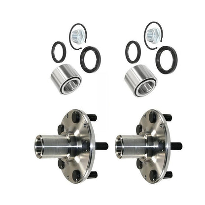 2 Sets Front Wheel Hub and Bearing Kit 513248 930-502 for Subaru Forester Impreza Excludes Legacy