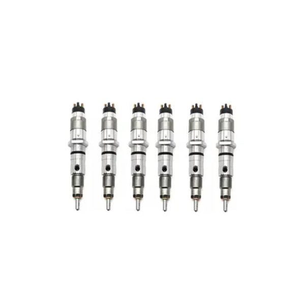 6 Pcs Fuel Injector 0445120402 T417806S for Perkins Generator Set Cummins Engine QSB 5.9L - KUDUPARTS