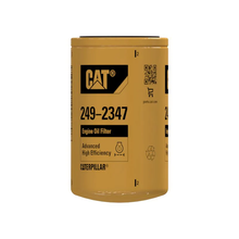 Elemento de filtro de aceite de motor 249-2347 para motor Caterpillar CAT C18 C15 Tractor 657E 657G