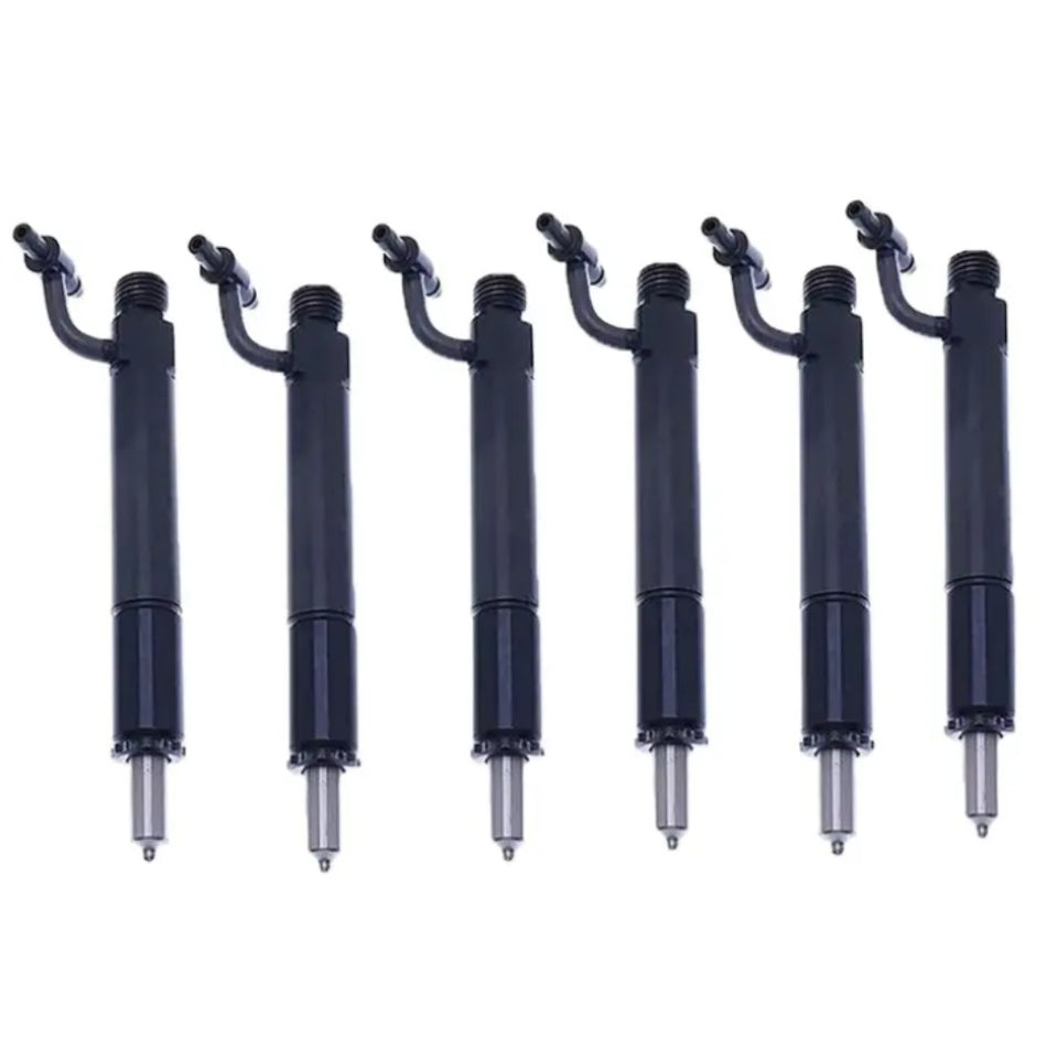 6pcs Fuel Injectors 675967C91 631571C91 Compatible with Case-IH 966 1066 1086 1466 1486 1566 1568 1586 3688 4166 4186 815 1440