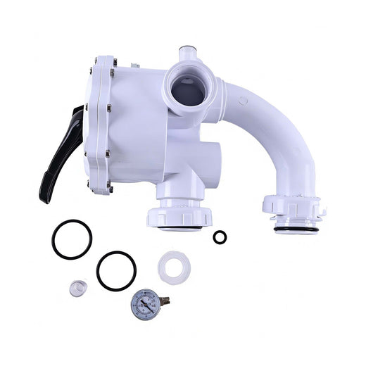 2-Inch Threaded Multiport Valve 261152 for Pentair FNS Nautilus Plus Pool And Spa DE Filter - KUDUPARTS